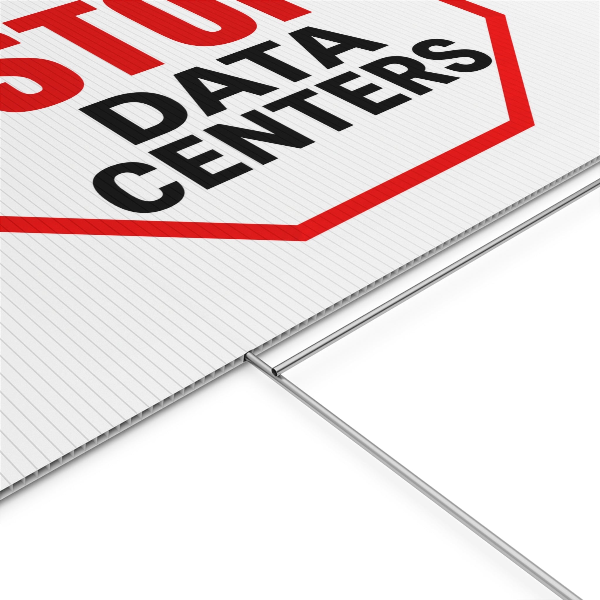 Stop Data Centers Yard Sign | Anti-Data Center Yard Sign